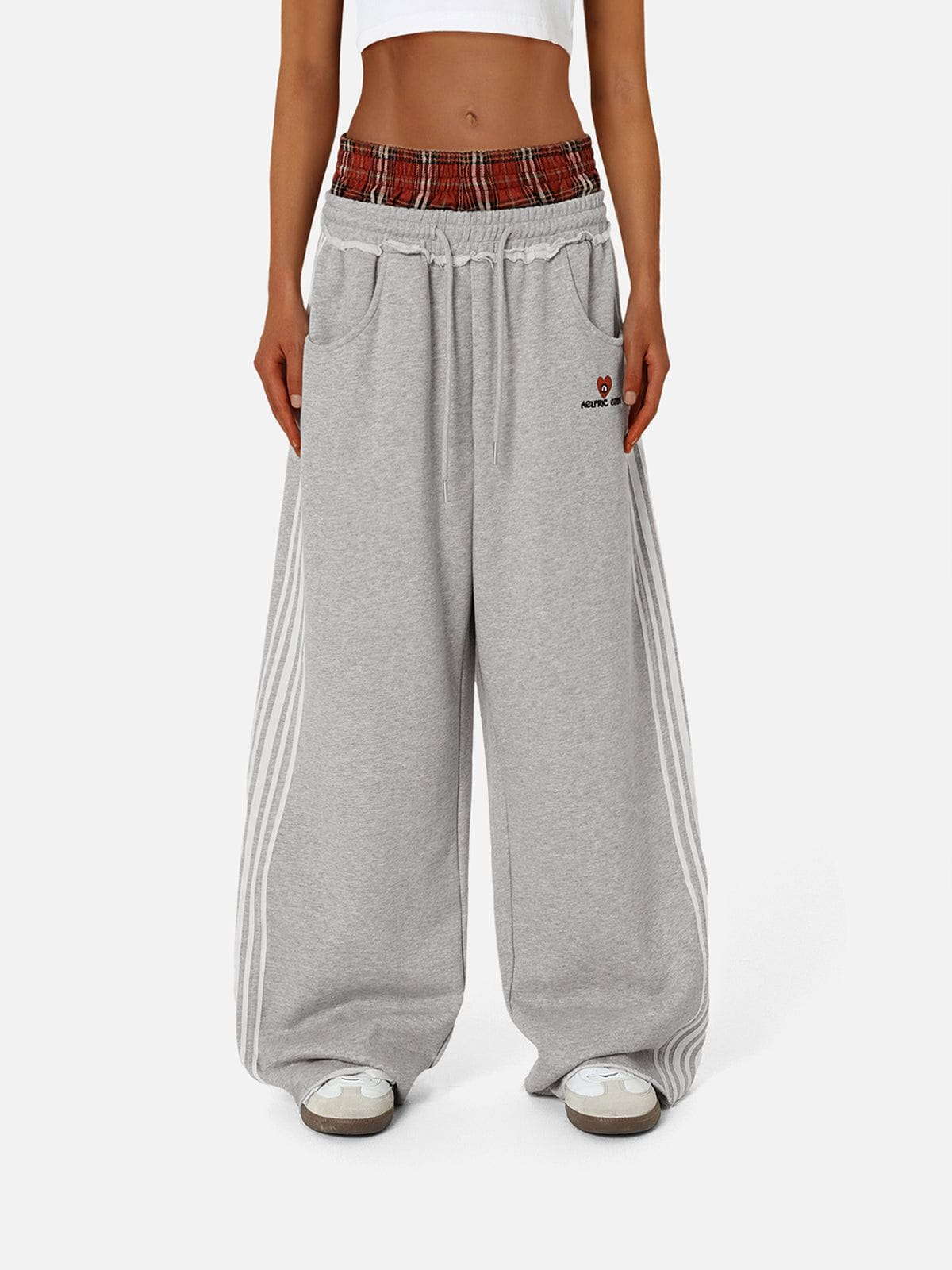 Aelfric Eden Plaid Patchwork Sweatpants