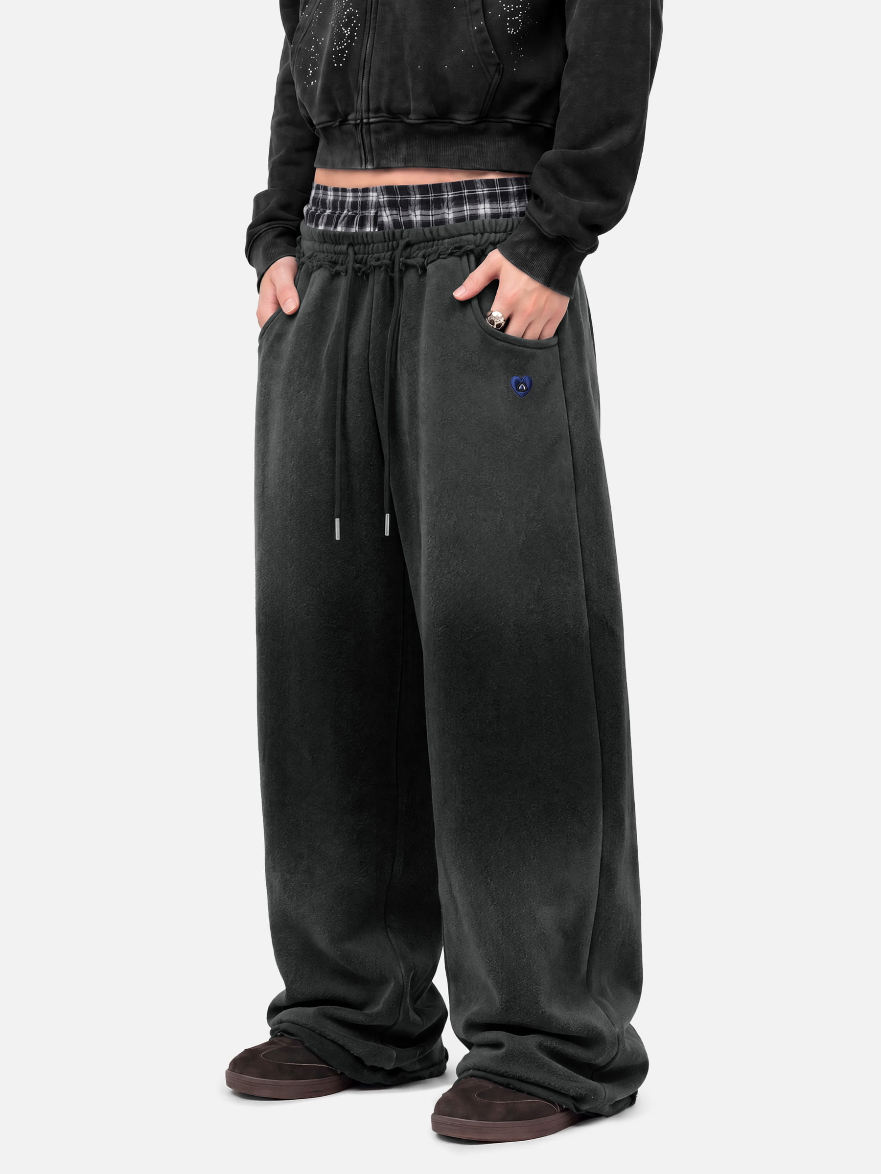 Aelfric Eden Double Waist Vintage Baggy Sweatpants – Aelfric eden