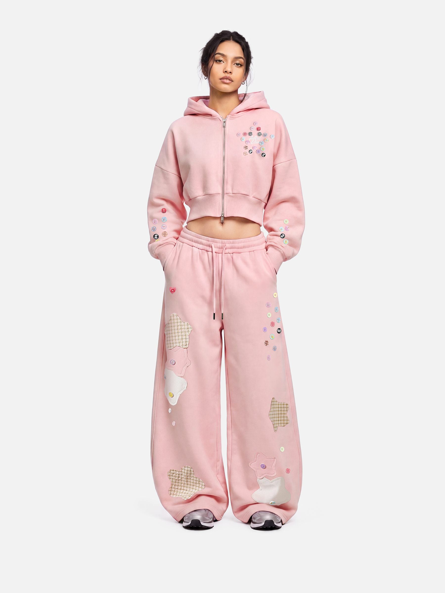 Aelfric Eden Cropped Button Zip Up Hoodie – Aelfric eden