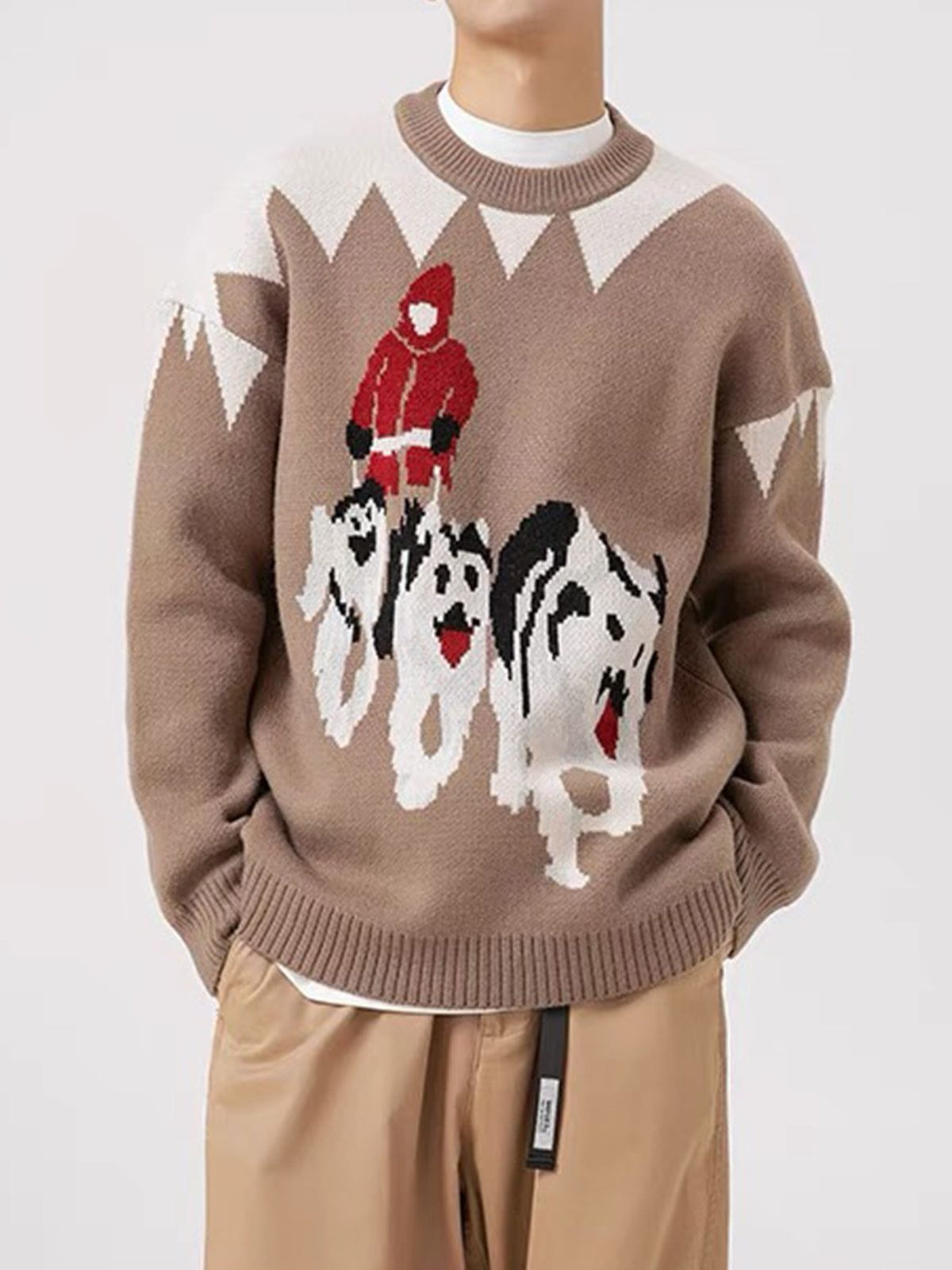 Aelfric Eden Sled Dogs Jacquard Sweater