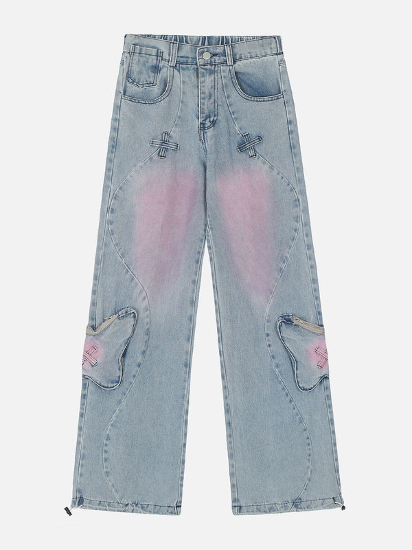 Aelfric Eden Butterfly Pocket Washed Jeans