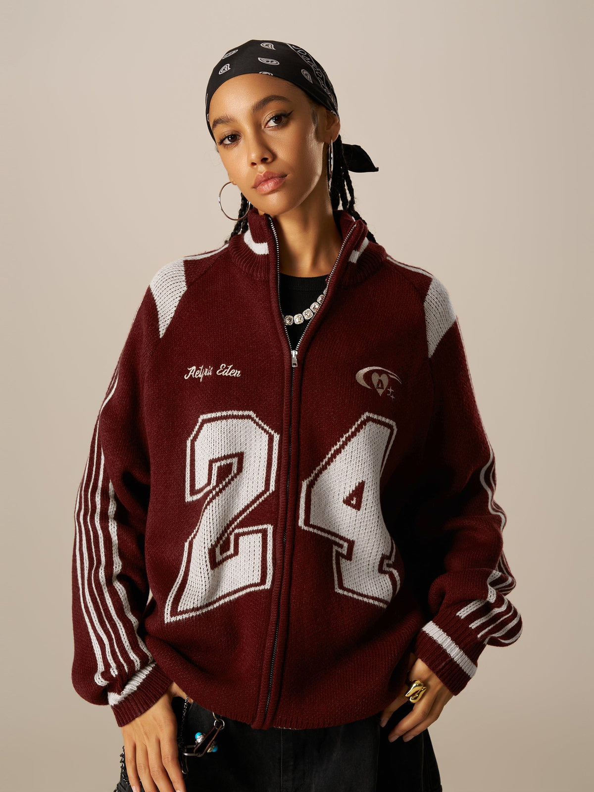 [Pre-Order] Aelfric Eden Number Jacquard Cardigan