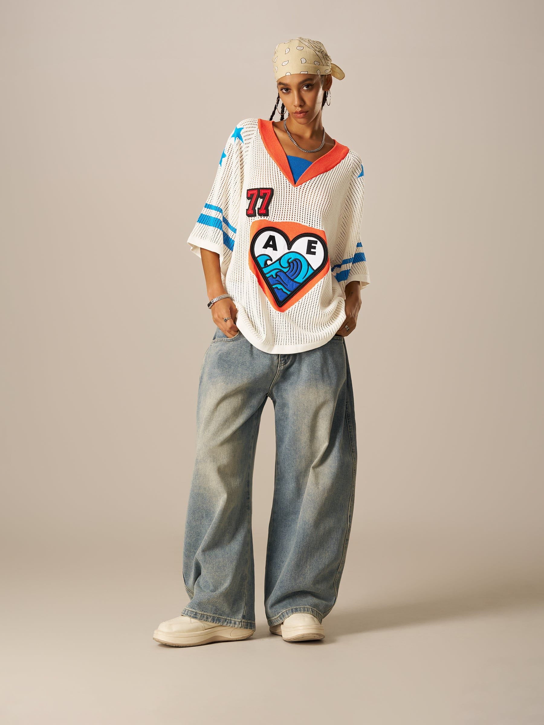 Aelfric Eden 77 Mesh V-Neck Knit – Aelfric eden