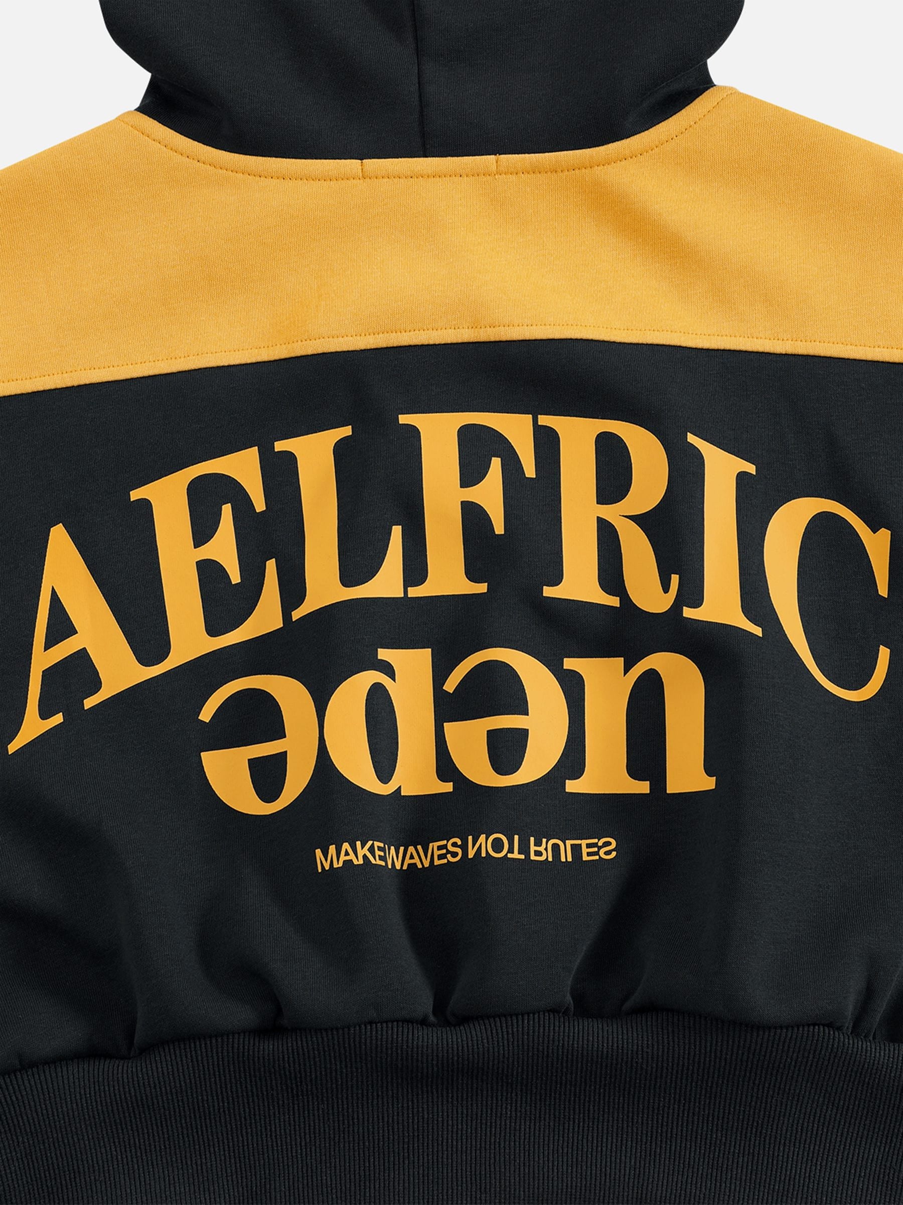 Aelfric Eden Cropped Color Block Zip Up Hoodie – Aelfric eden