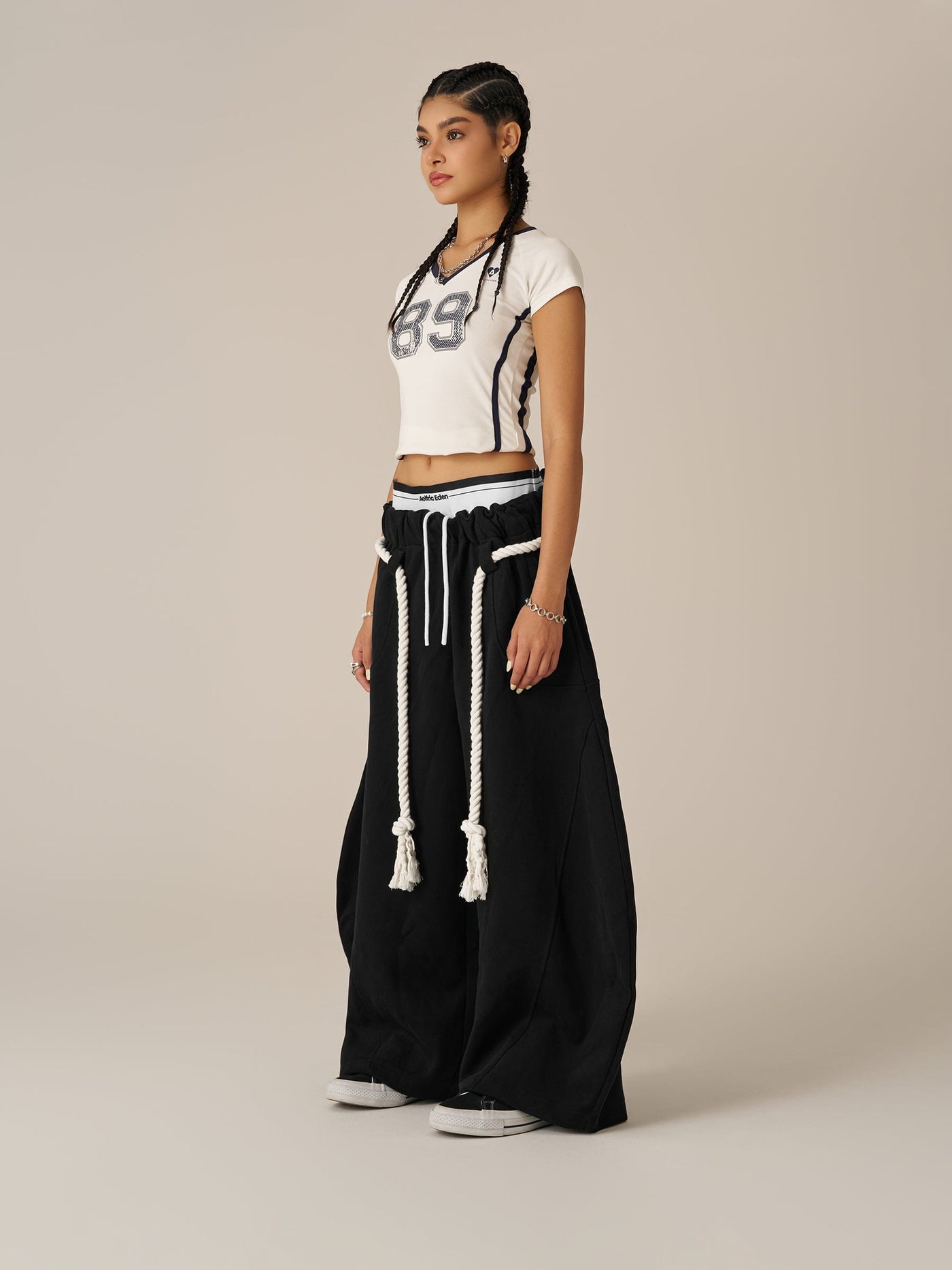 Aelfric Eden Double Waist Super Baggy Barrel Sweatpants
