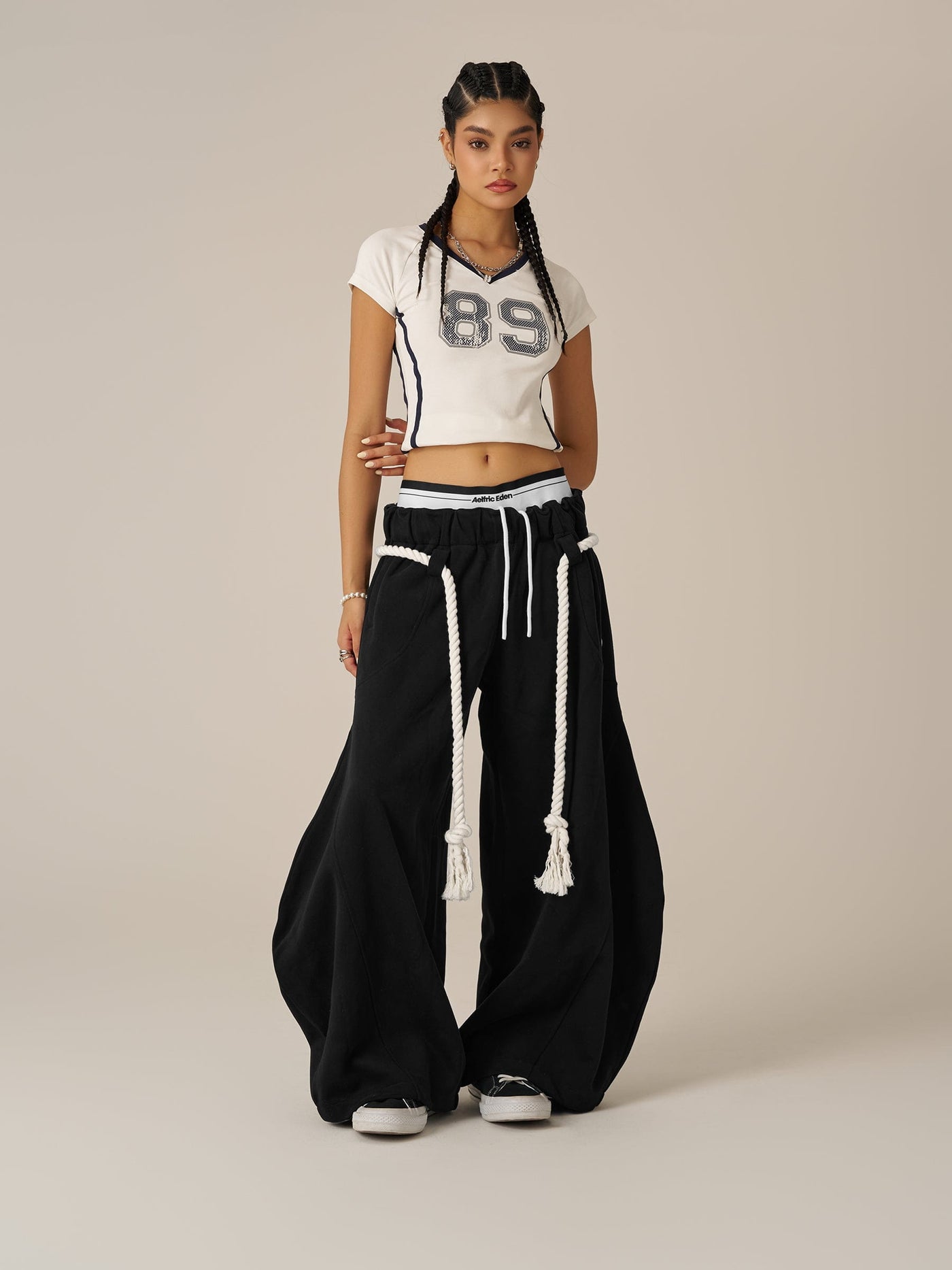 Aelfric Eden Double Waist Super Baggy Barrel Sweatpants