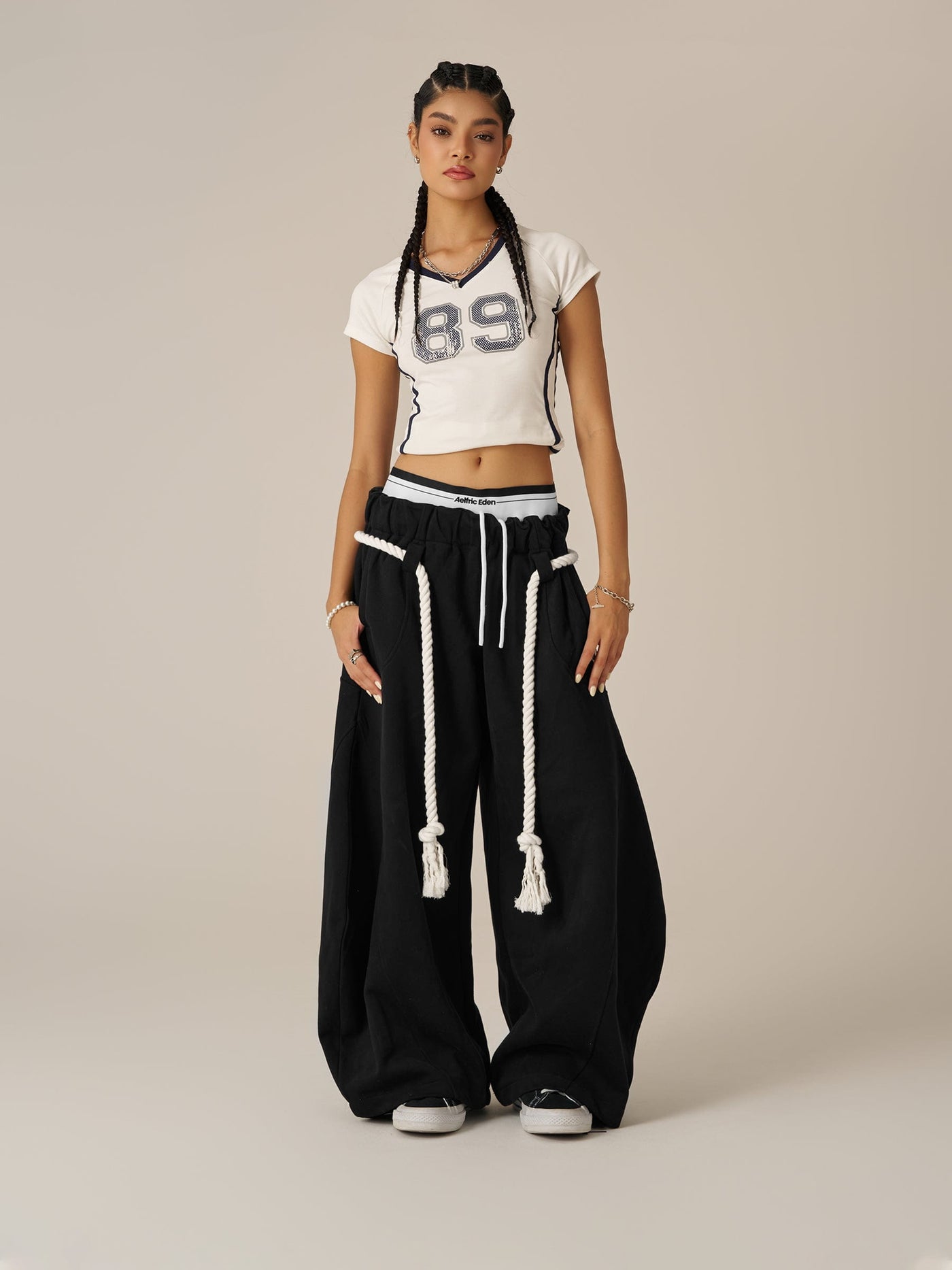 Aelfric Eden Double Waist Super Baggy Barrel Sweatpants