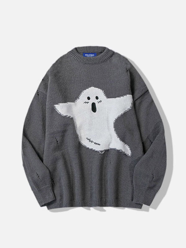 Aelfric Eden Ghost Distressed Sweater