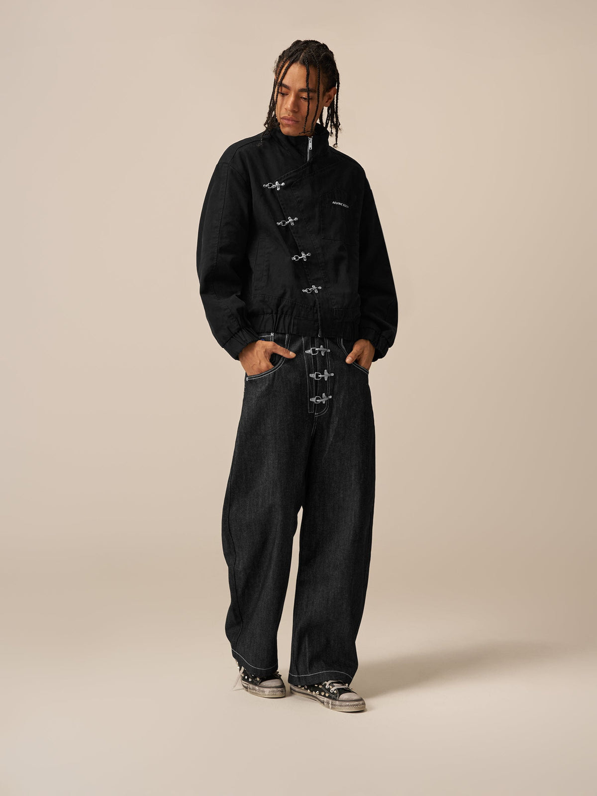 Aelfric Eden Metal Button Boxy Jacket