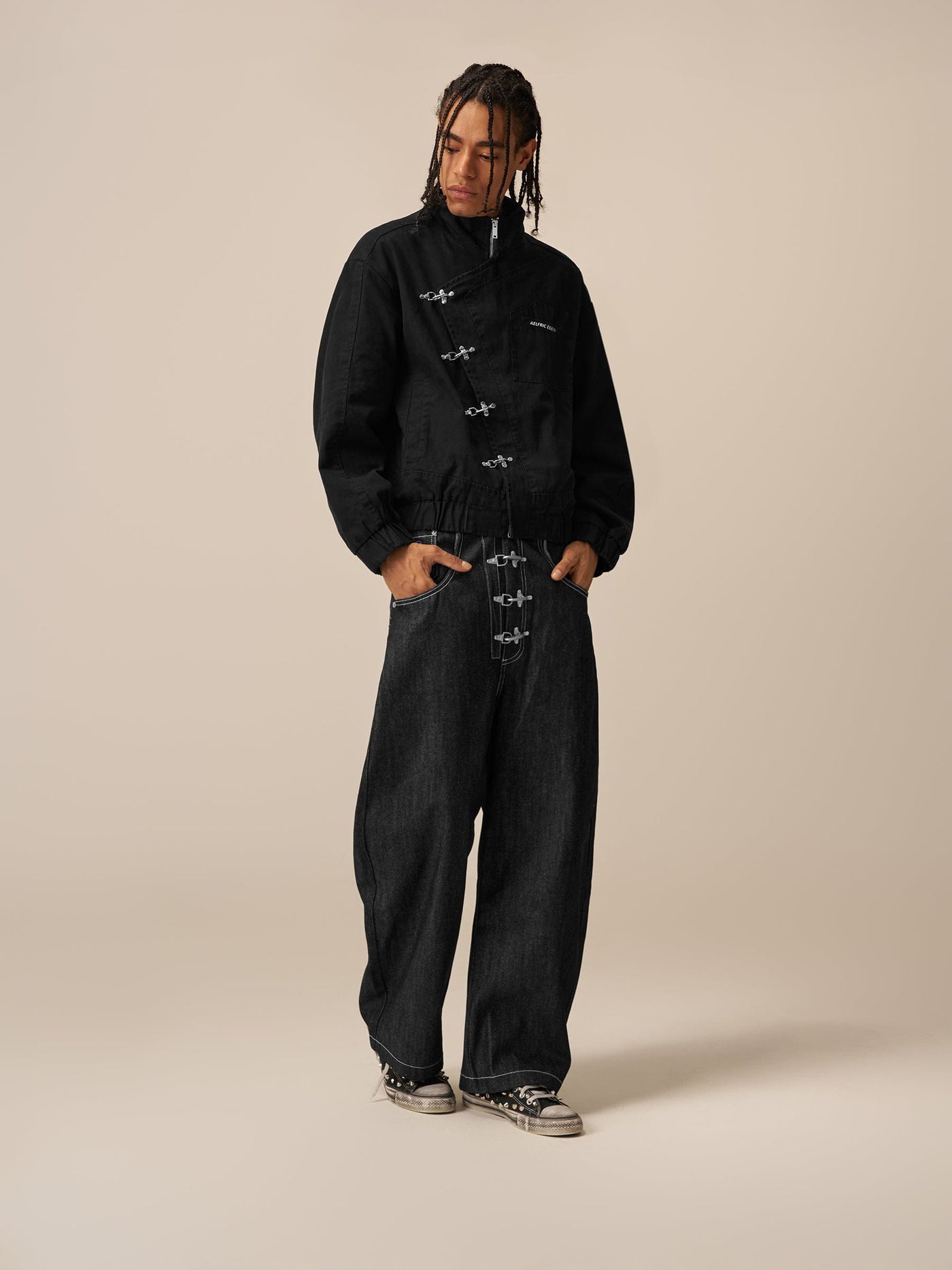 Aelfric Eden Metal Button Boxy Jacket