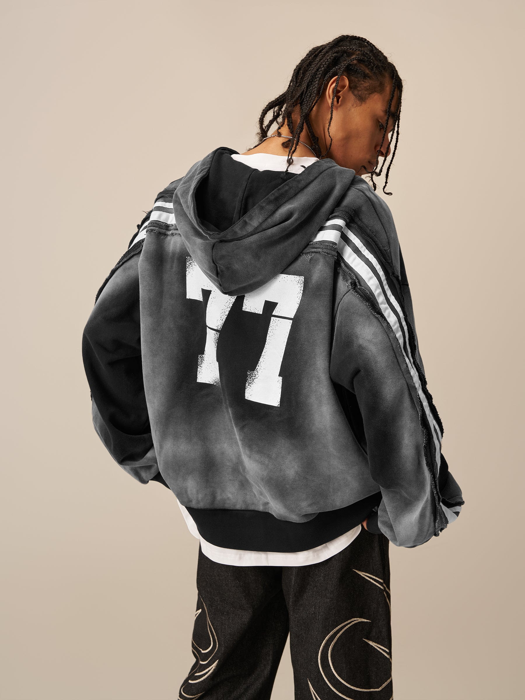 everyone エブリワン cotton zip up hoodie Trash Zip Up Hoodie (Sample) — Everybody.World Wholesale