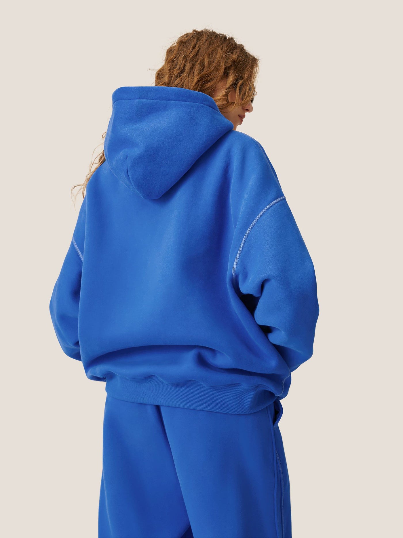 Cloud Essential Fleece Pullover Hoodie Super Baggy Sets