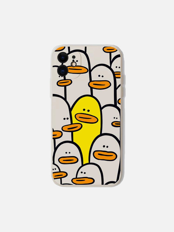 "Big Mouth Little Yellow Duck" iPhone Case