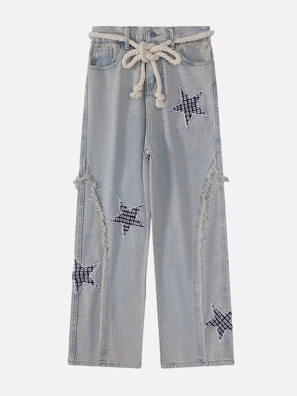 Aelfric Eden Star Embroidery Jeans