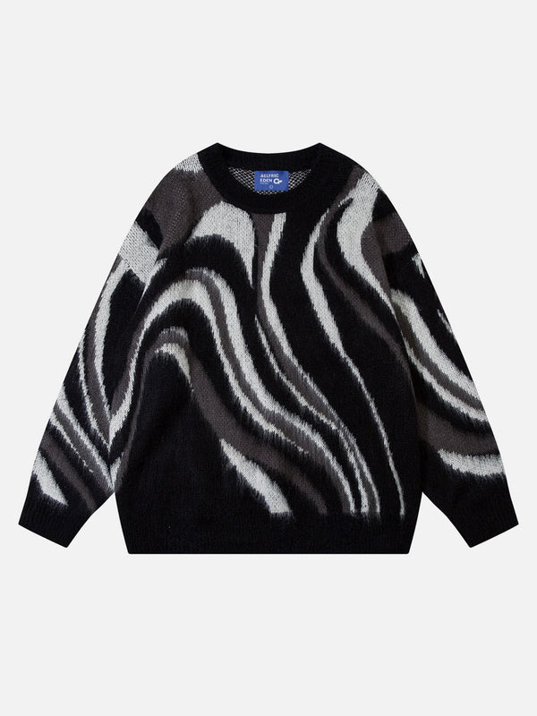 Aelfric Eden Color Blocking Stripe Sweater