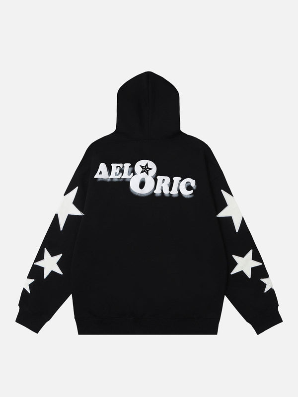 [Pre-Order] Aelfric Eden Star Applique Embroidery Hoodie