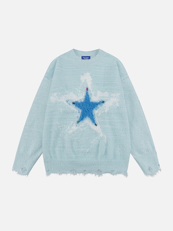 Aelfric Eden Star Distressed Sweater