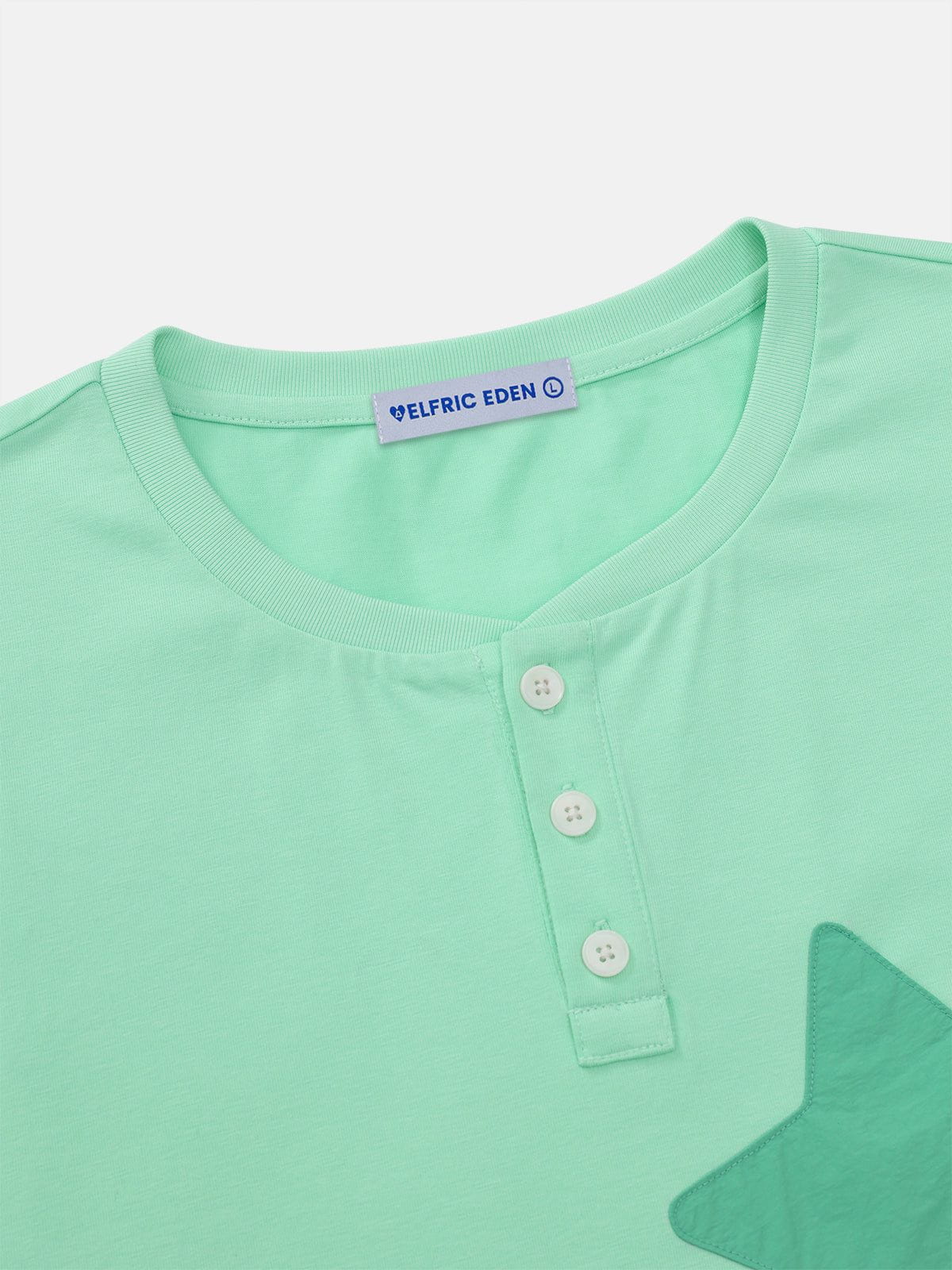 Aelfric Eden Henley Eden Star Long Sleeve Tee