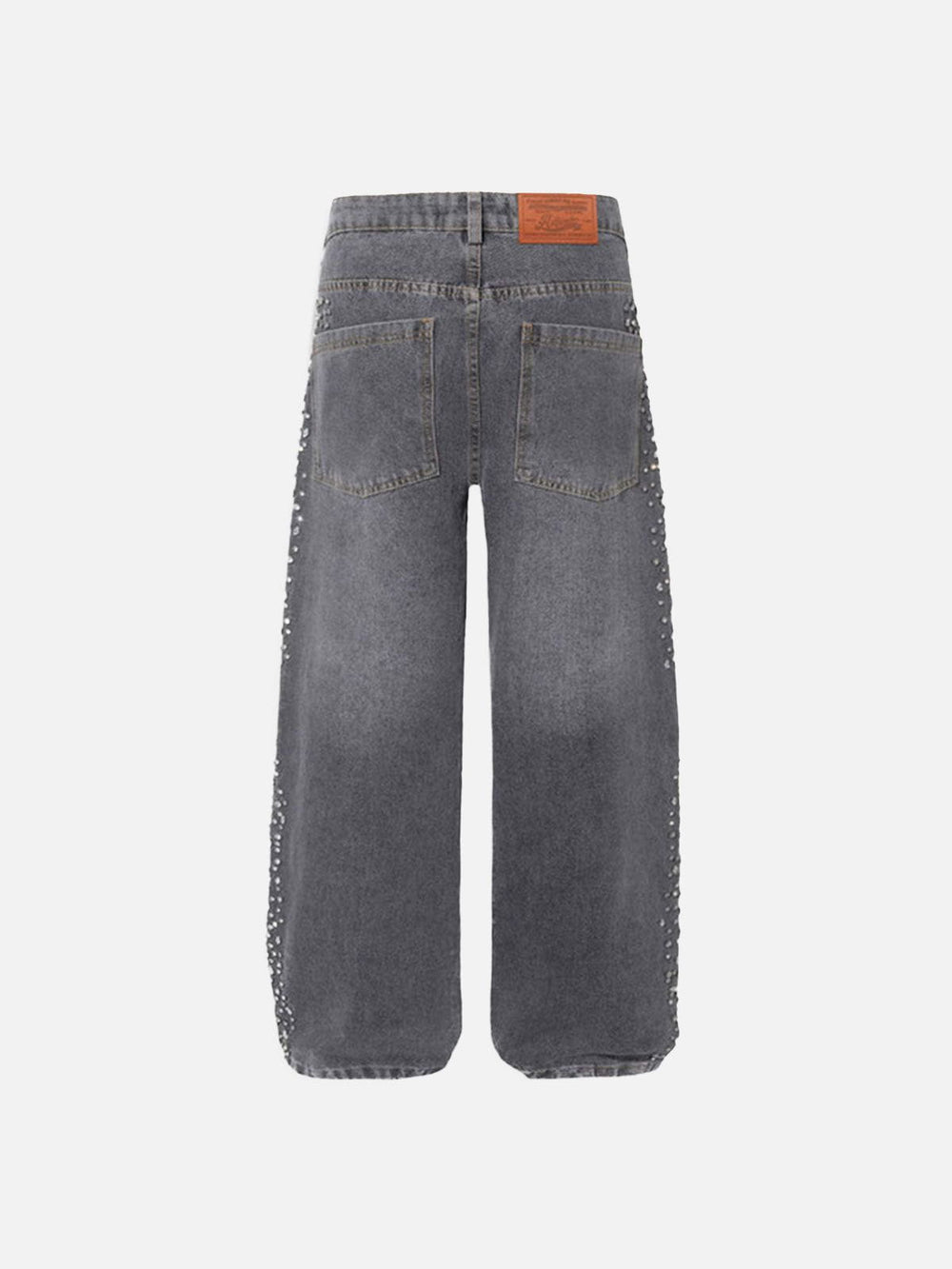 Shorts Jeans Baggy Donna Con Strass - Denim Largo Y2K, Unisex, Taglie 26-38, Stile Streetwear Estivo