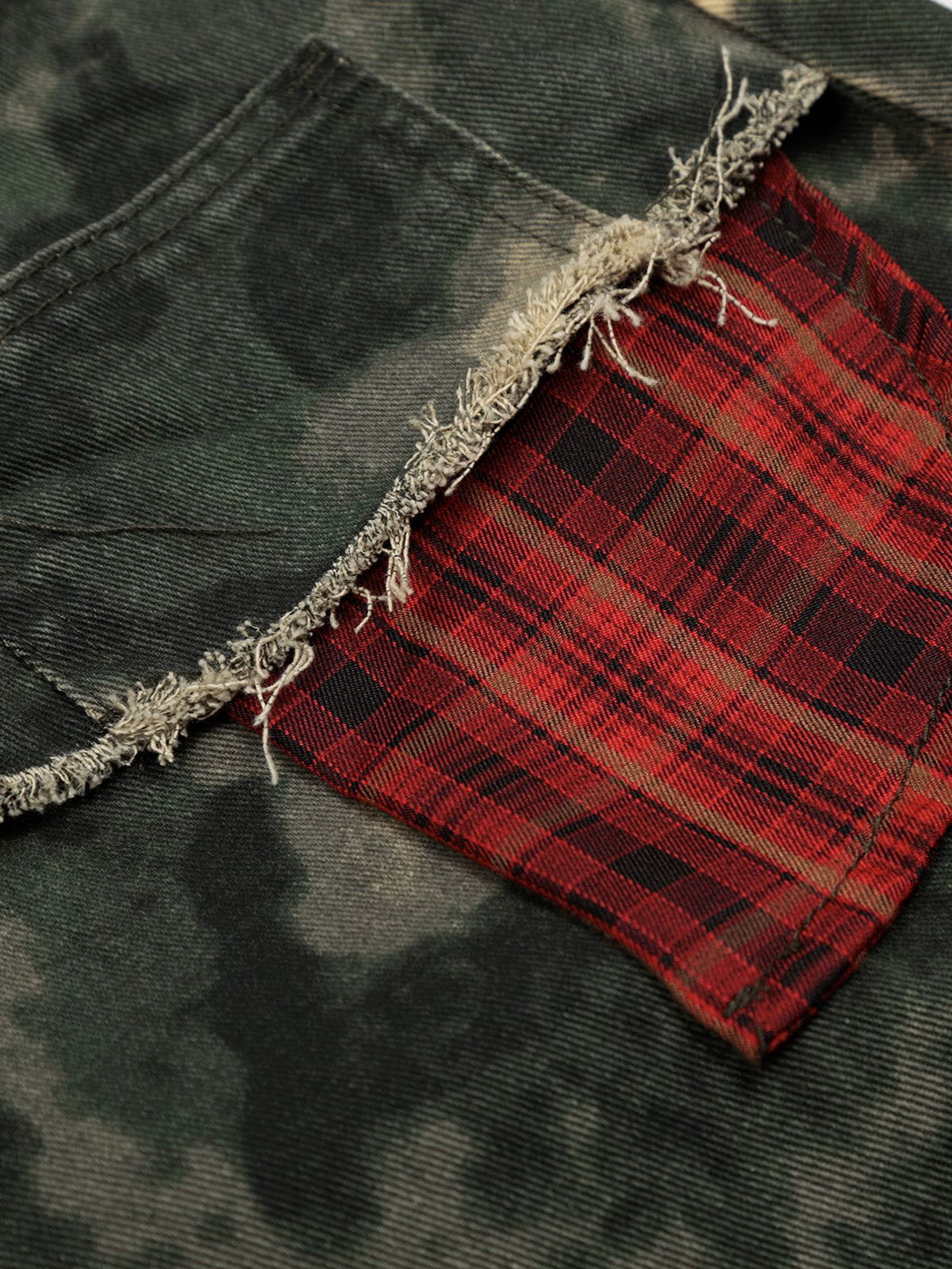 Aelfric Eden Double Waist Camouflage Longline Jorts