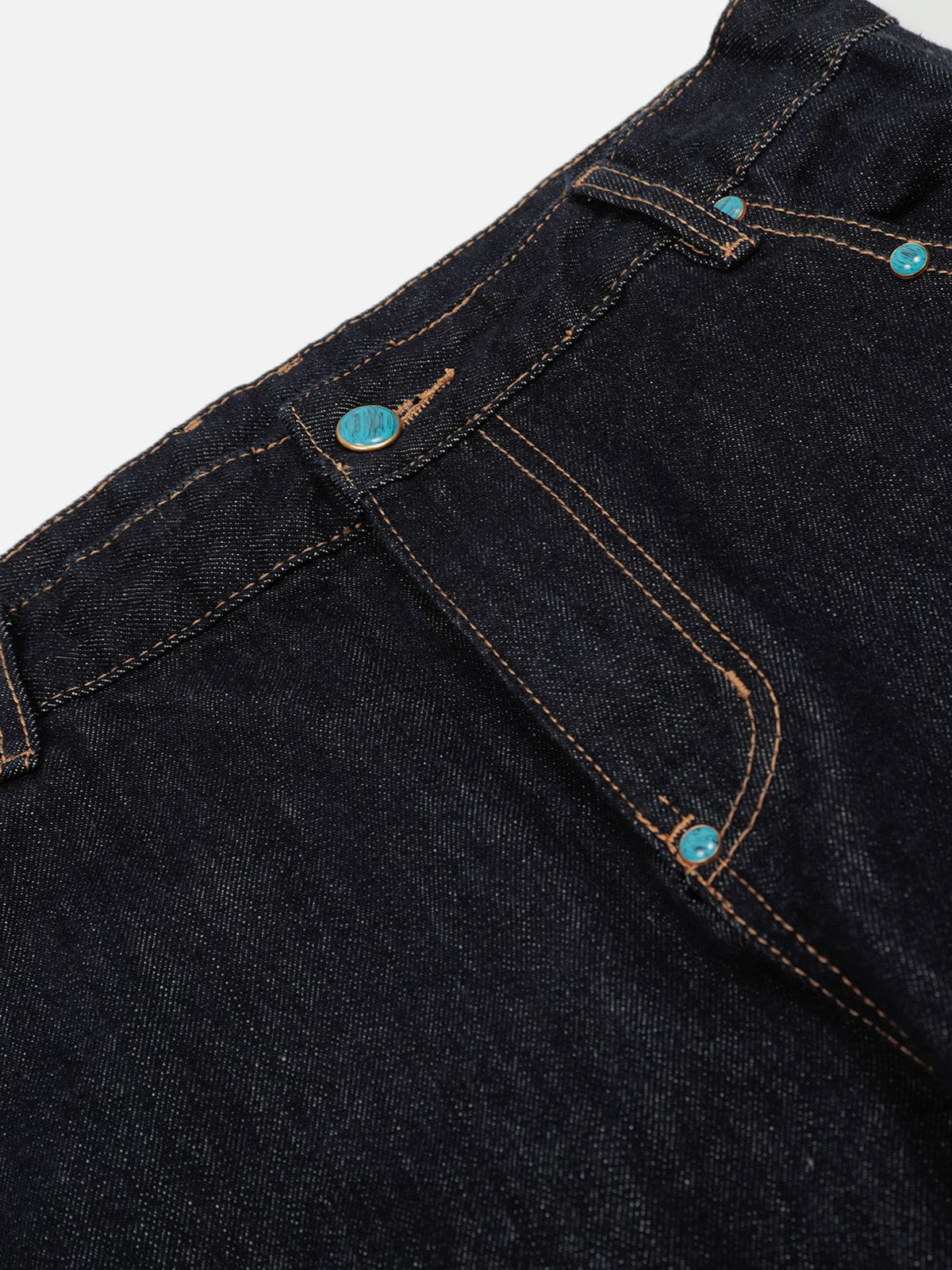 Aelfric Eden Baggy Barrel Rivet Raw Jeans – Aelfric eden