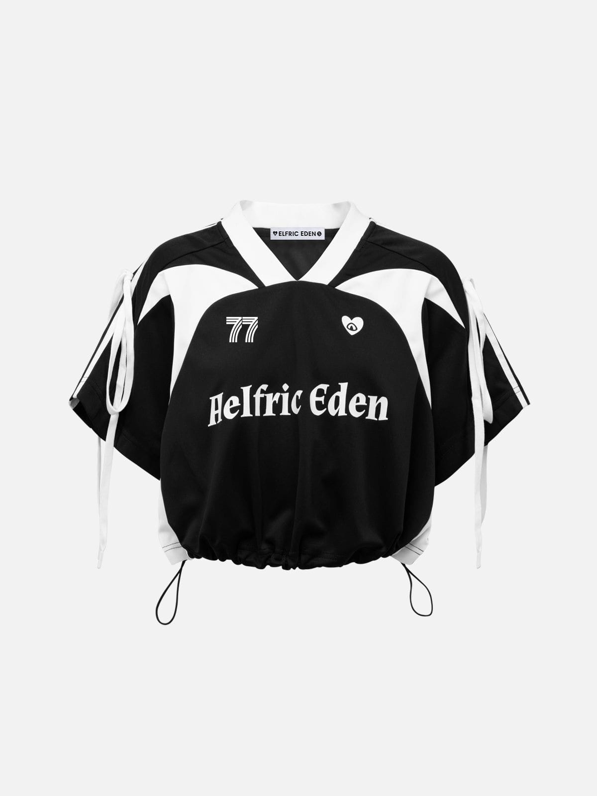 Aelfric Eden 77 Sporty Drawstring Cropped Tee – Aelfric eden