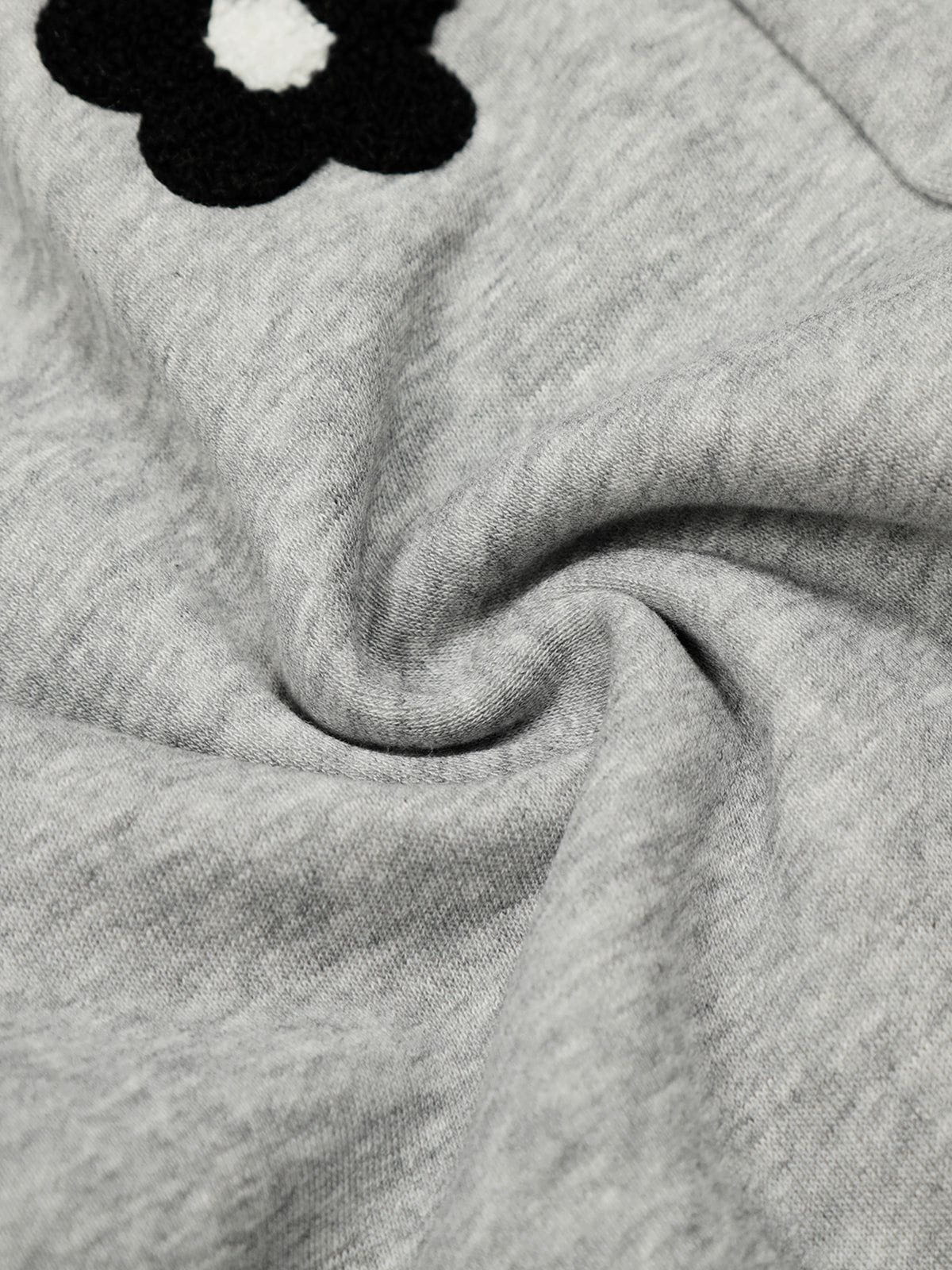 Aelfric Eden Towel Embroidery Flower Barrel Sweatpants