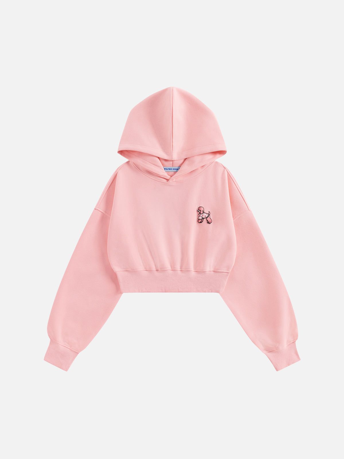 Aelfric Eden Cute Poodle Cropped Pullover Hoodie