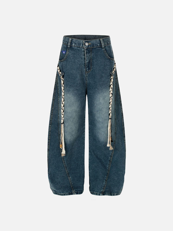 Aelfric Eden Rope Baggy Barrel Jeans
