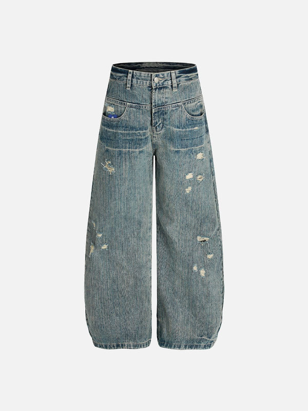 Aelfric Eden Trompe L'oeil Baggy Barrel Jeans