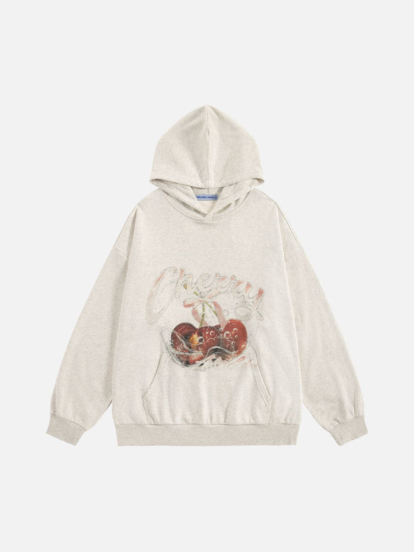 Aelfric Eden Cherry Print Pullover Hoodie
