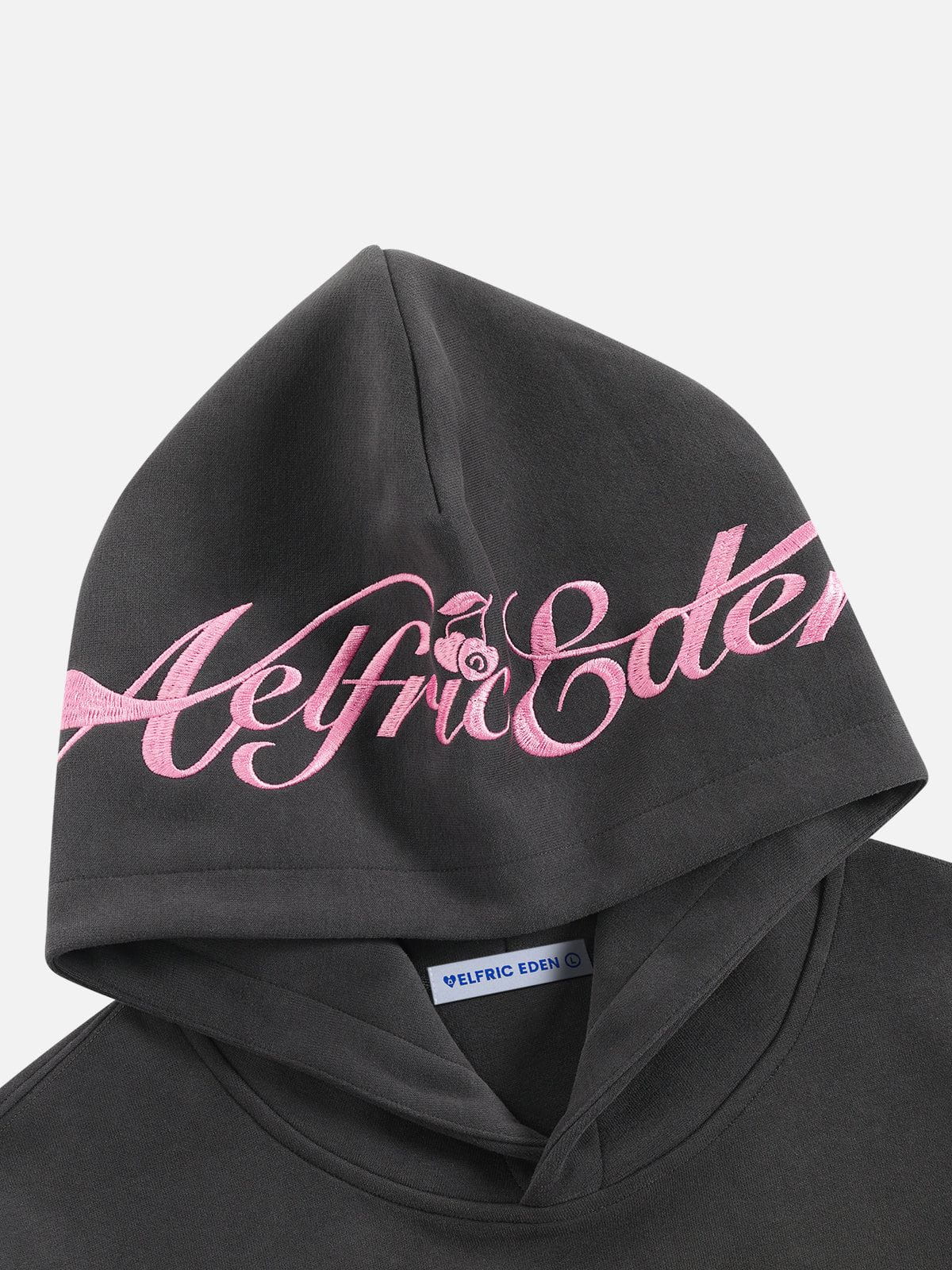 【Aelfric Eden】Blurring Cherry ウォッシュド パーカー 2色 Aelfric Eden Blurring Cherry Washed Pullover Hoodie