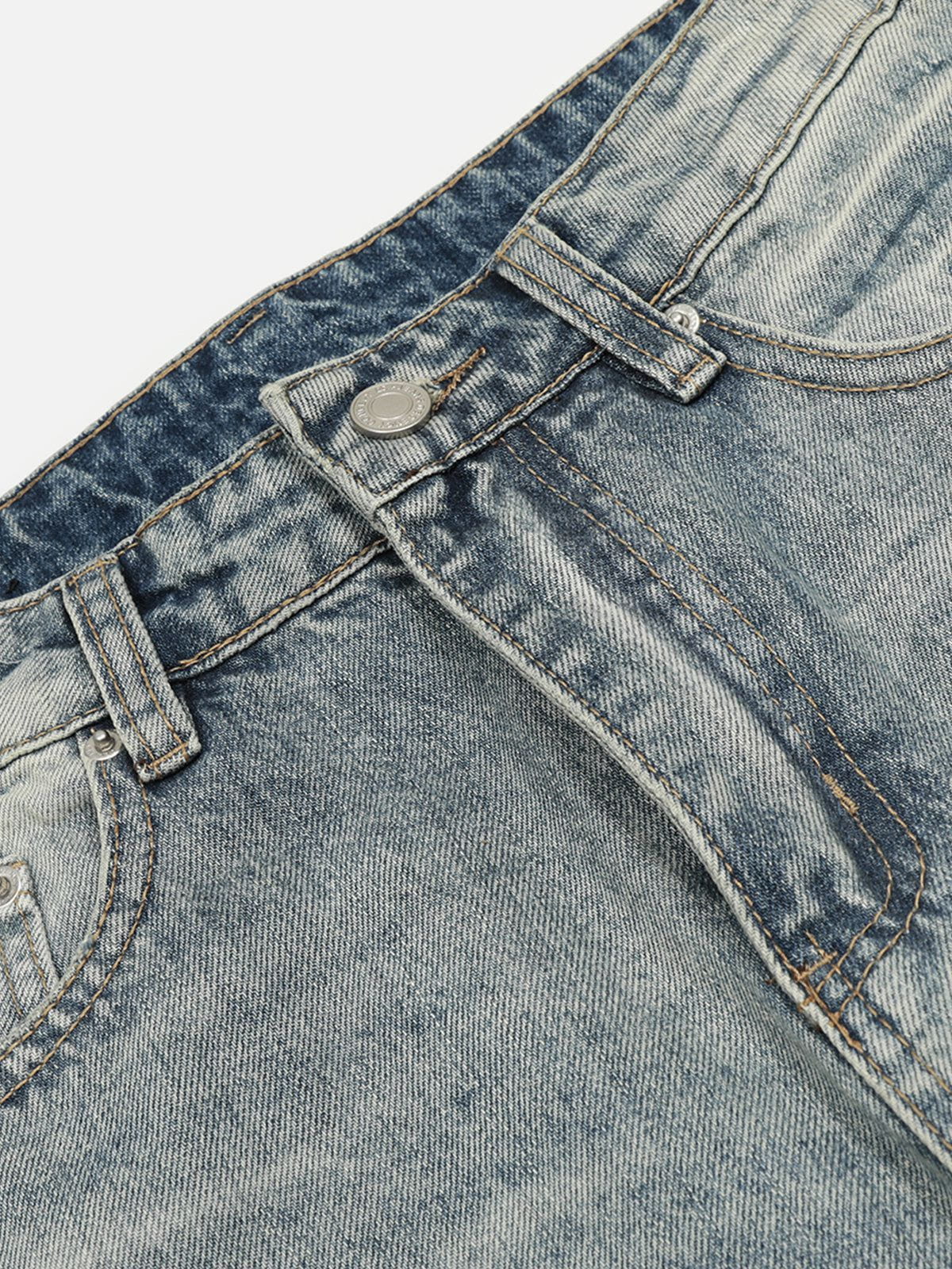 Aelfric Eden Washed Whiskering Baggy Barrel Jeans