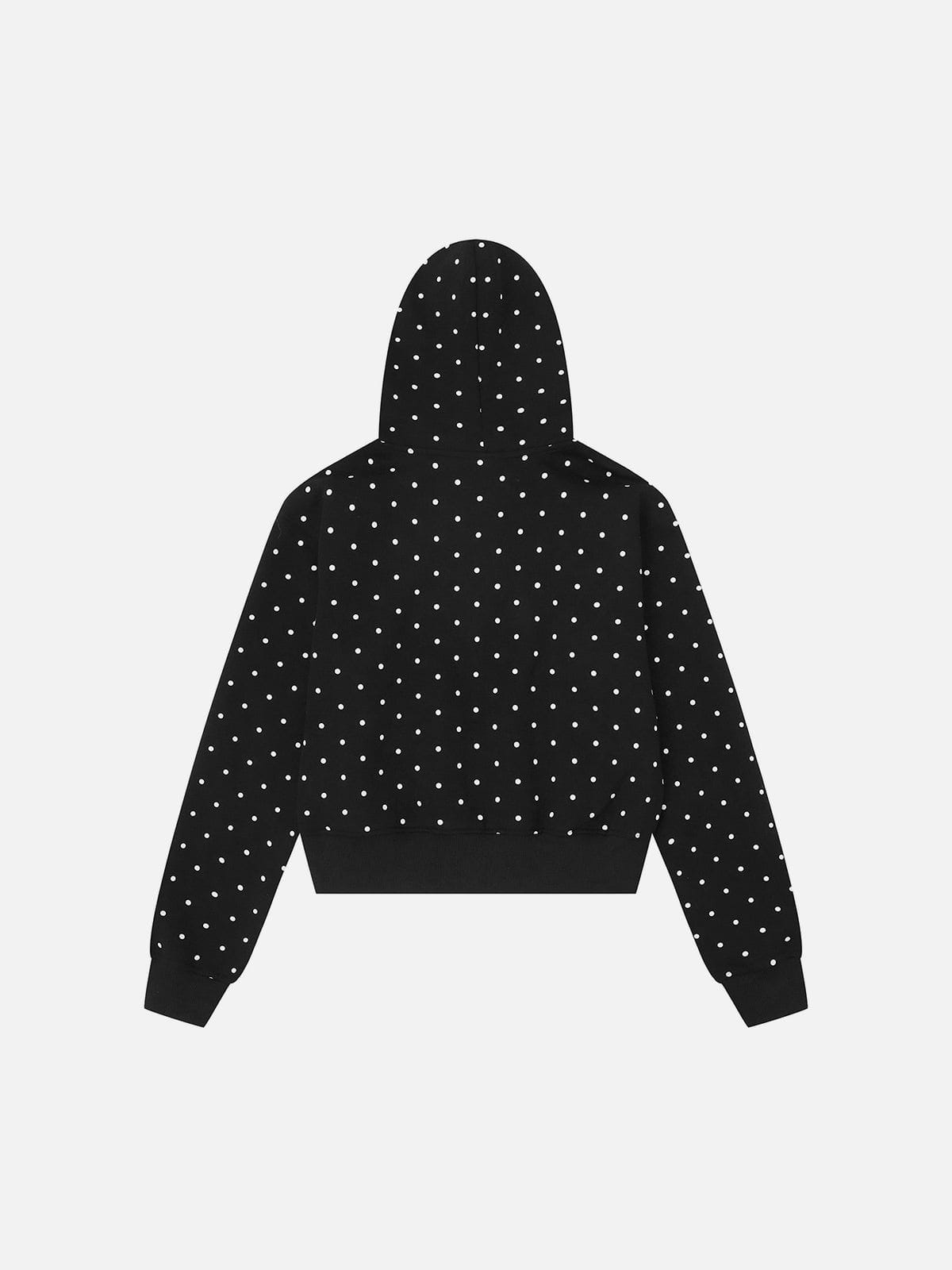 Aelfric Eden Polka Dot Zip Up Hoodie