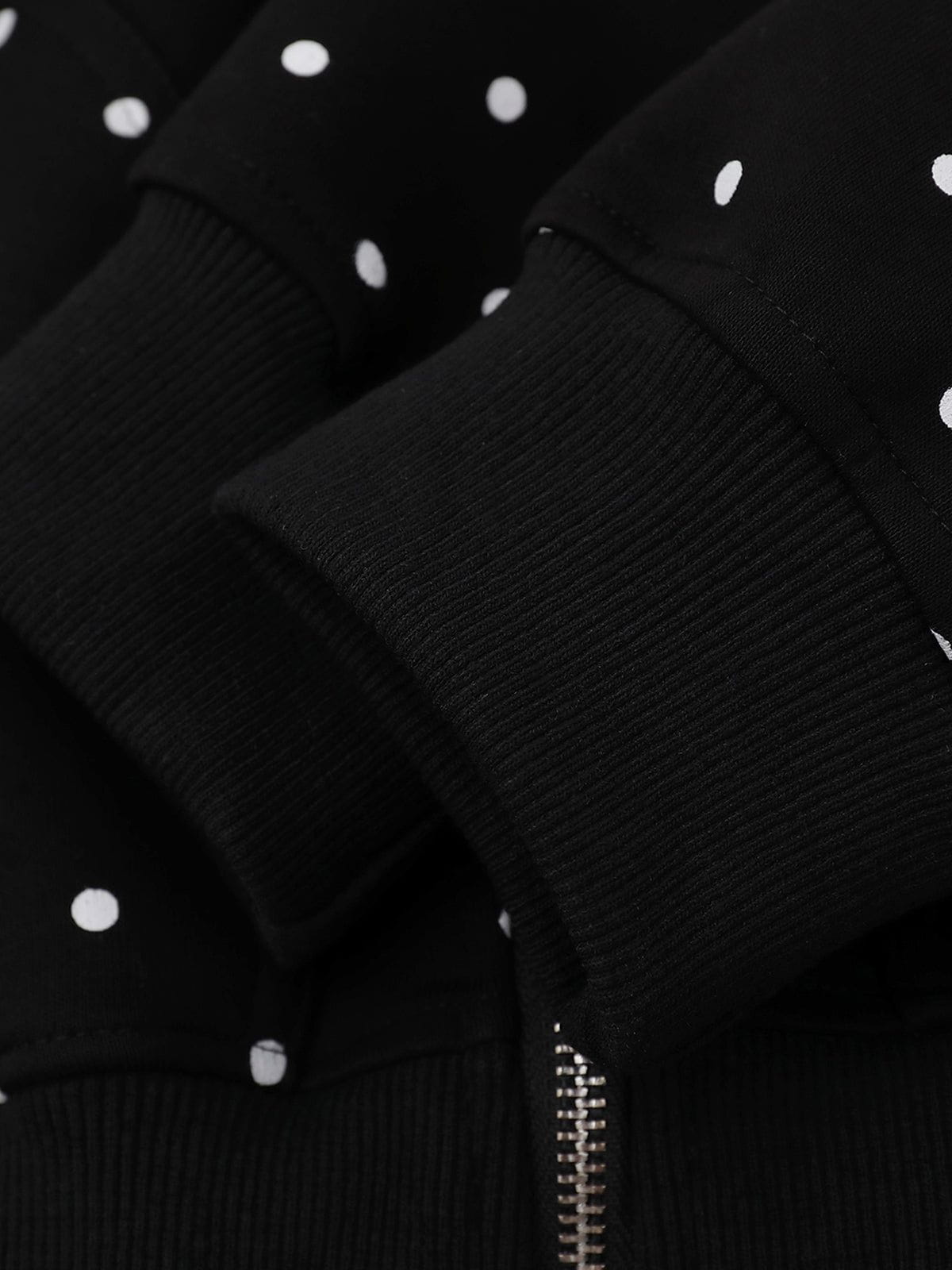 Aelfric Eden Polka Dot Zip Up Hoodie