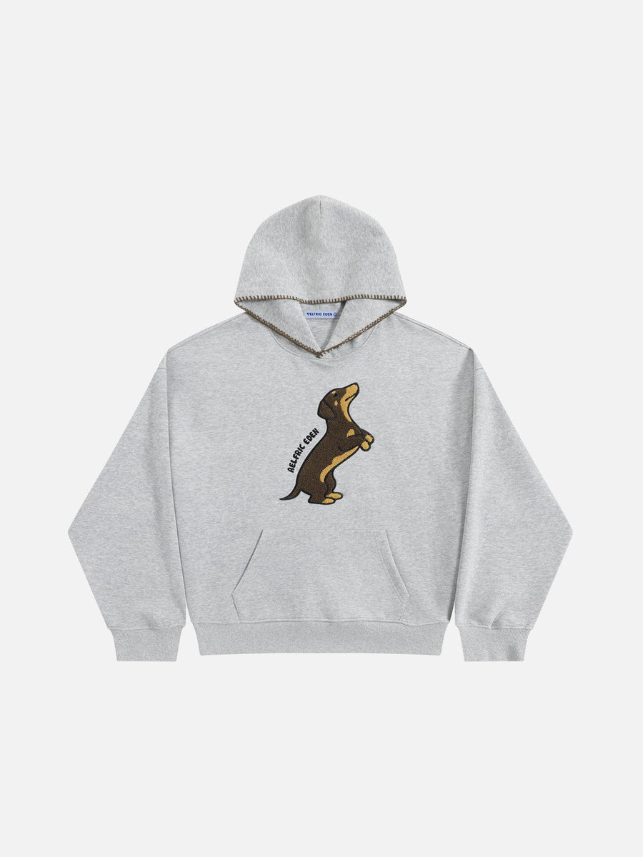 [Pre-Order] Aelfric Eden Hand Drawn Dachshund Pullover Hoodie
