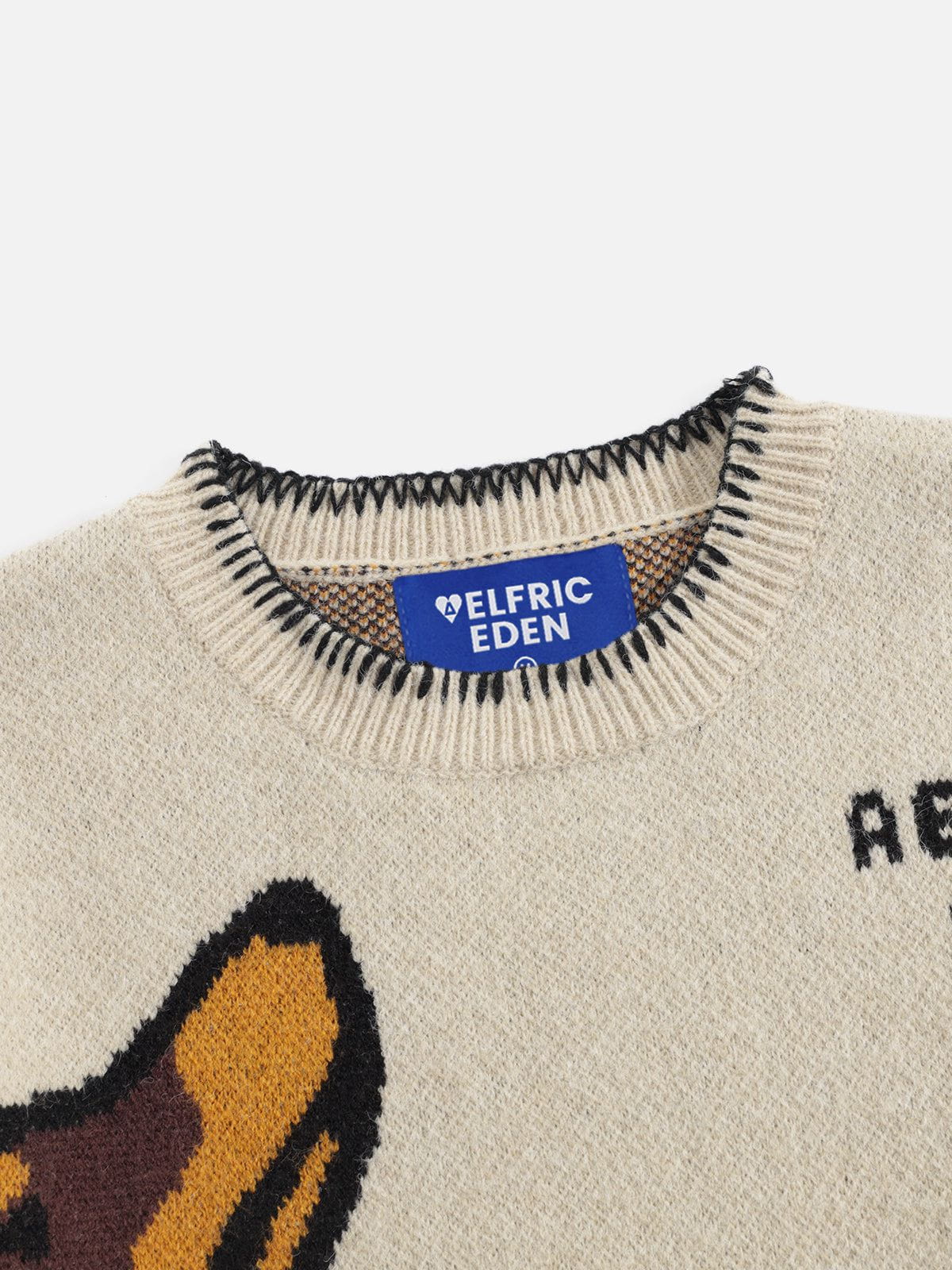 [Pre-Order] Aelfric Eden Hand Drawn Dachshund Jacquard Sweater