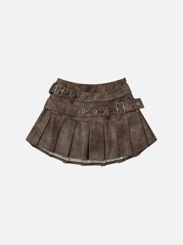 Aelfric Eden Rivet Double Belt Skirt