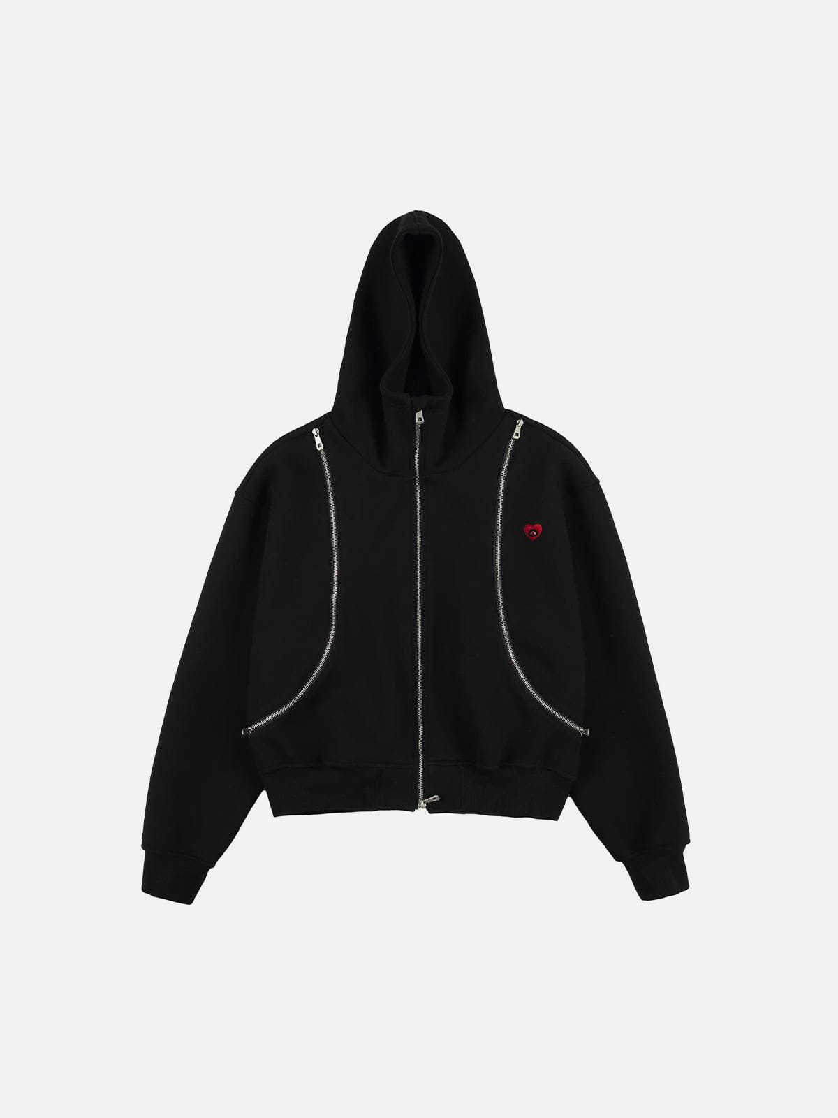 Aelfric Eden Deconstructive Boxy Zip Up Hoodie