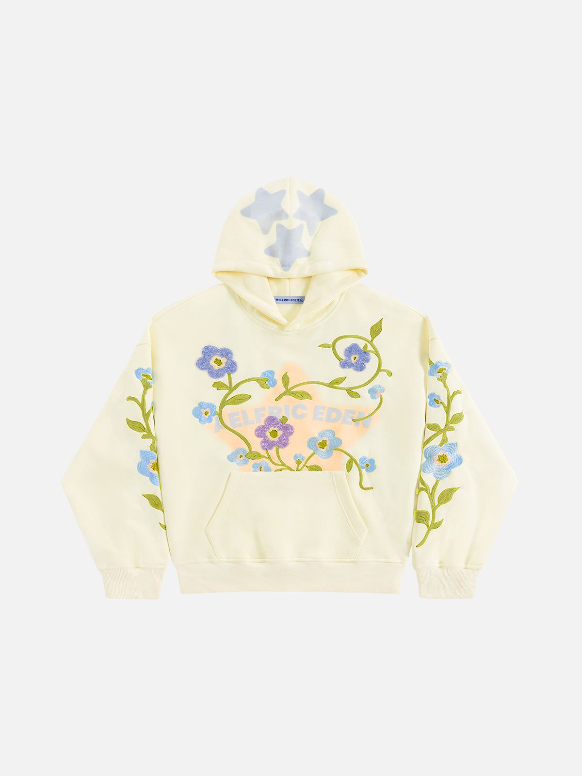Aelfric Eden Beaded Floral Eden Star Pullover Hoodie