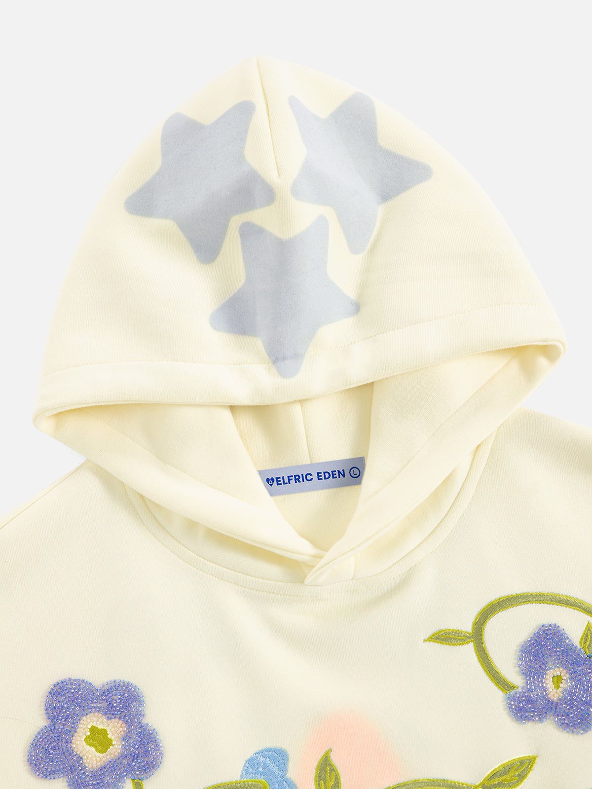 [Pre-Order]Aelfric Eden Beaded Floral Eden Star Pullover Hoodie