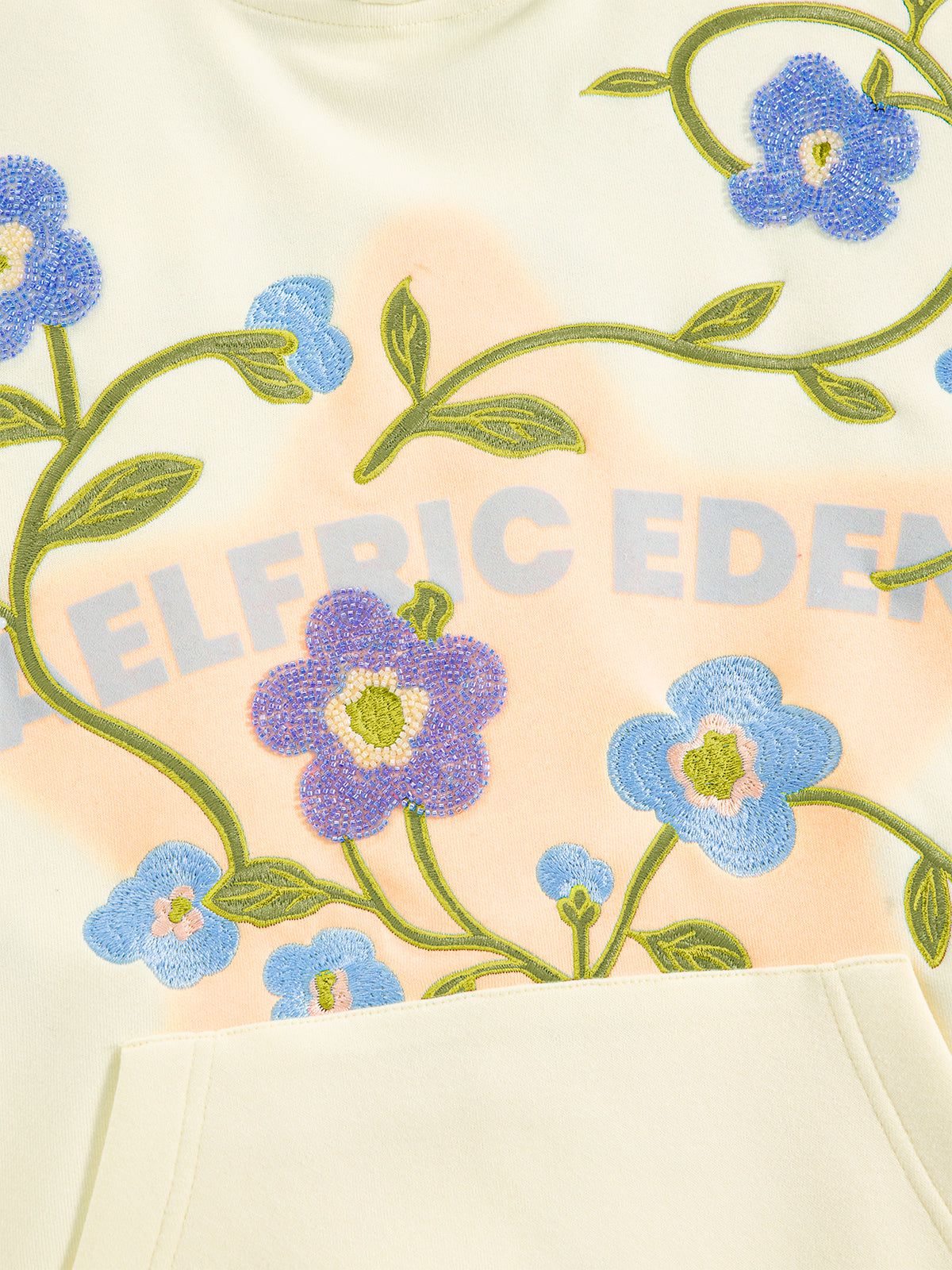 [Pre-Order]Aelfric Eden Beaded Floral Eden Star Pullover Hoodie