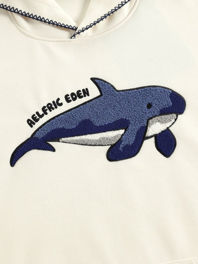 Aelfric Eden Boxy Whale Pullover Hoodie