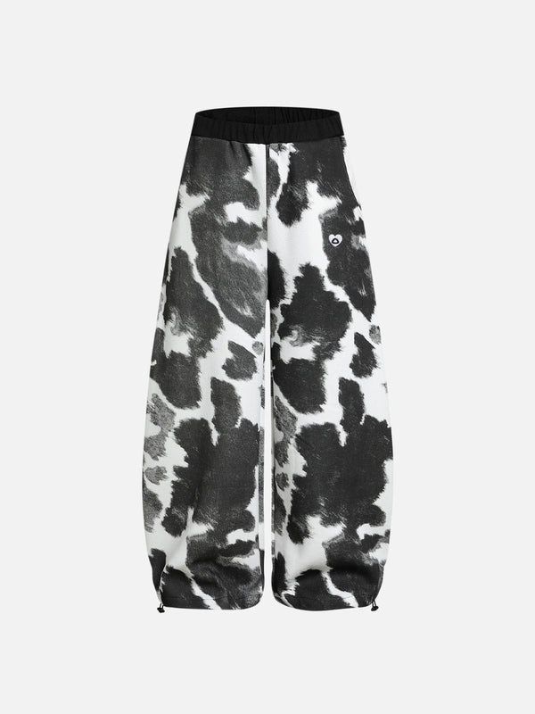 Aelfric Eden Cow Texture Baggy Barrel Sweatpants