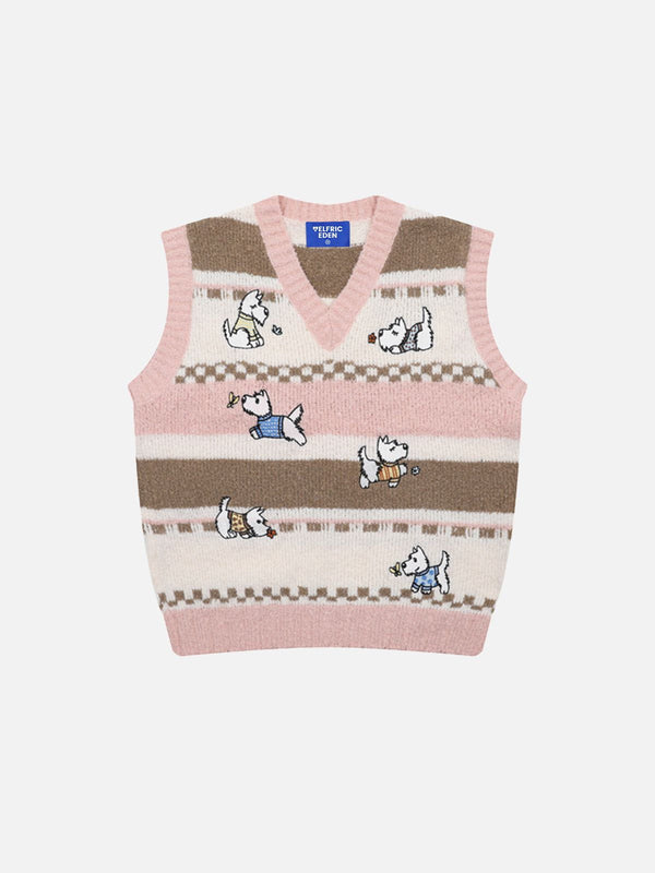 Aelfric Eden Embroidery West Highland White Terrier Sweater Vest