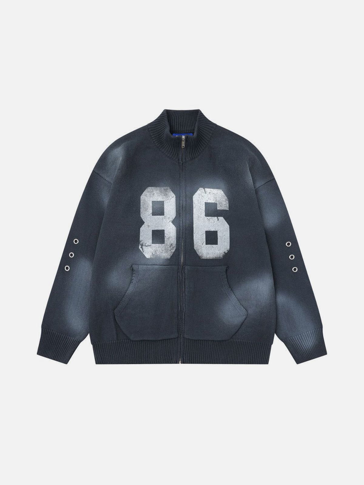 Aelfric Eden Grommet 86 Zip Up Cardigan