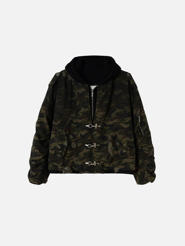 Aelfric Eden CAMO Metal Button Coat