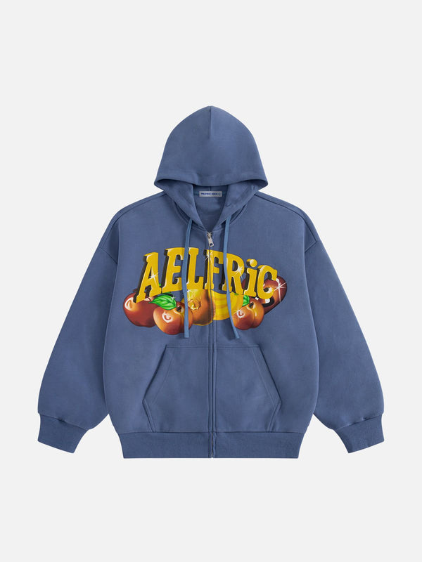Aelfric Eden Oversized Fruit Graphic Hoodie