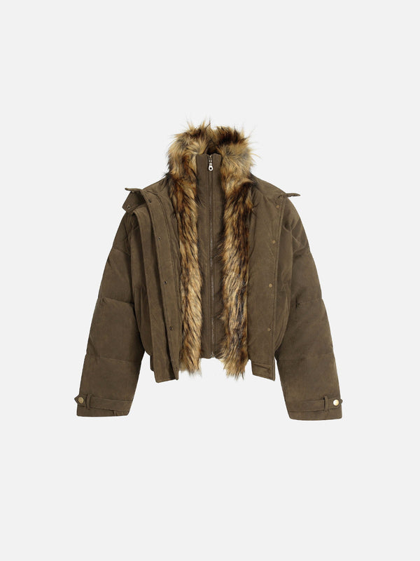 Aelfric Eden Faux Fur Two Layer Coat