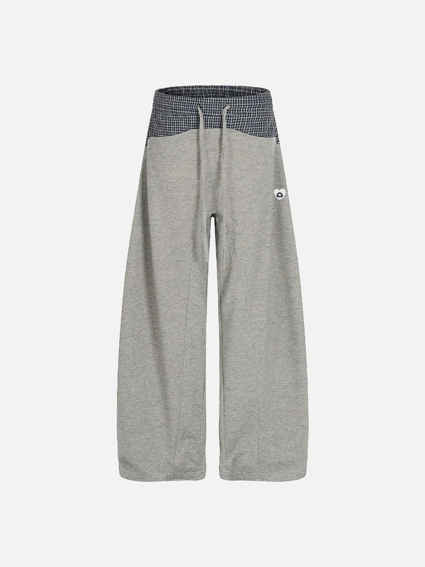 Aelfric Eden Plaid Waist Baggy Sweatpants